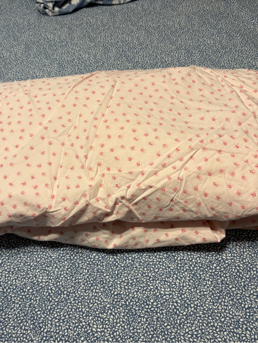 Simply Shabby Chic Light Pink Floral Fitted Sheet